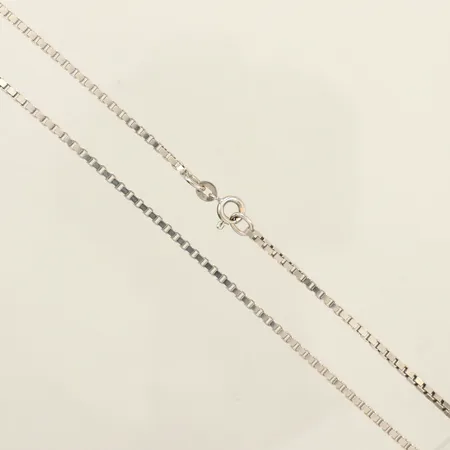 Kedja Venezia, längd 38cm, bredd 1,9mm, vitguld, 18K  Vikt: 10,5 g