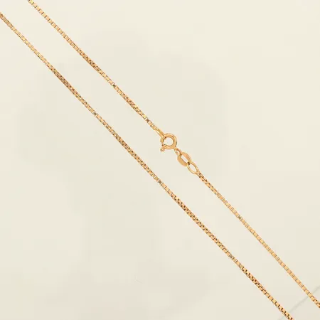 Kedja Venezia, längd 43,5cm, bredd 1,3mm, Balestra, 18K  Vikt: 4,9 g