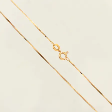 Kedja Venezia, längd 52,5cm, bredd 0,8mm, Balestra, 18K  Vikt: 2,2 g