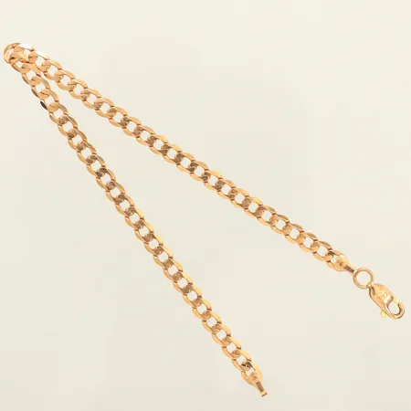 Armband Pansar, längd 19cm, bredd 4mm, GHA, 18K Vikt: 5,3 g
