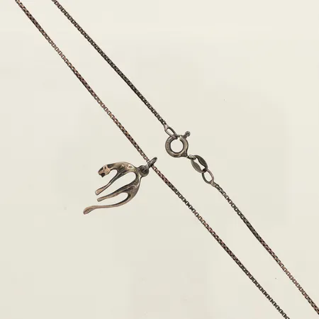 Kedja Venezia, längd 42cm, bredd 1mm, hänge, längd 23mm, bredd 11,2mm, silver Vikt: 3,2 g