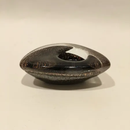Ljuslykta, Målerås, höjd ca 5cm, bredd ca 12cm, etikettmärkt Skickas med paket.