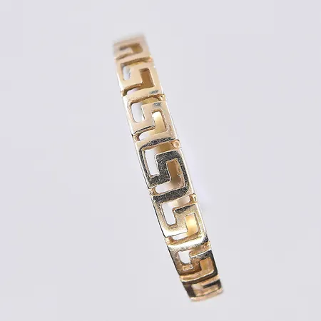 Ring, stl 17¾, bredd 2-3 mm, 14K. Vikt: 1,1 g