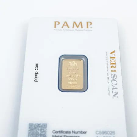 Tacka Pamp , 24k Vikt: 2,5 g