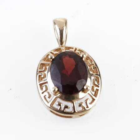 Hänge m sten 20mm x 12mm, 14k Vikt: 2,3 g
