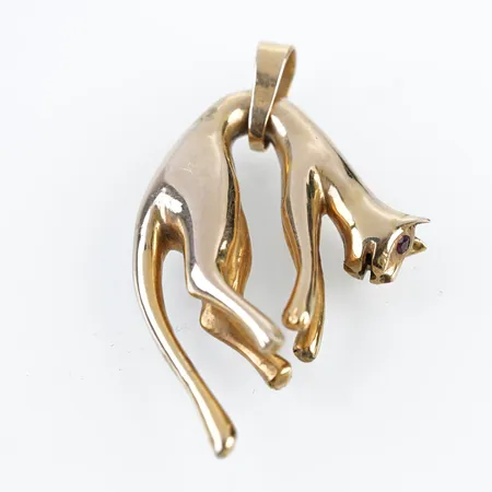 Hänge, 28mm x 40mm, 14k Vikt: 10,6 g