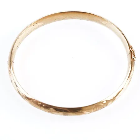 Armring, innermått 16cm, bredd 7mm, 18k Vikt: 12,4 g