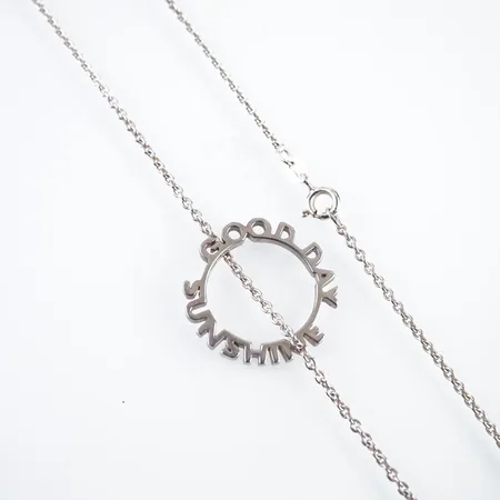 Collier Efva Attling, silver, Collection "The Beatles Good Day Sunshine" etui Vikt: 9,4 g