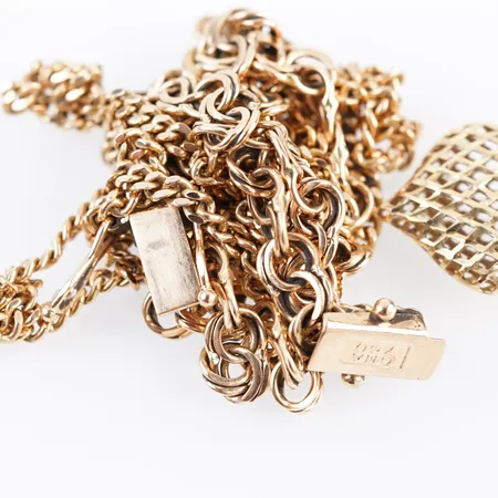 Diverse guld, 18k Vikt: 18,2 g