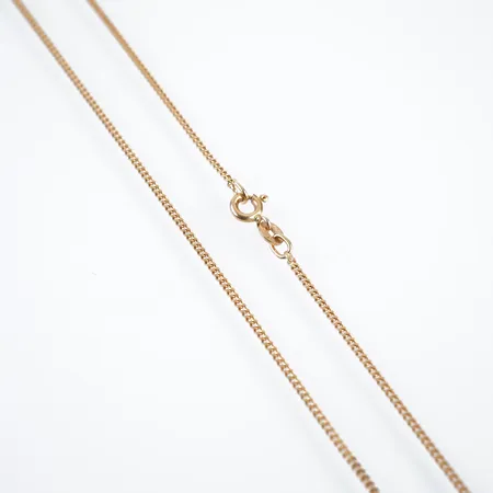 Halskedja, pansar, 50cm, bredd 2,5mm, 18k Vikt: 5 g