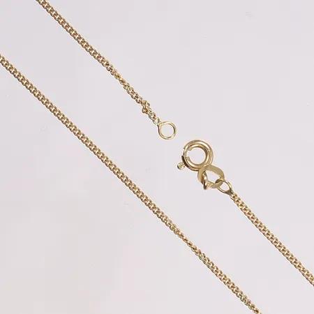 Halskedja pansar, 42cm, bredd 1mm, 18K Vikt: 2,5 g