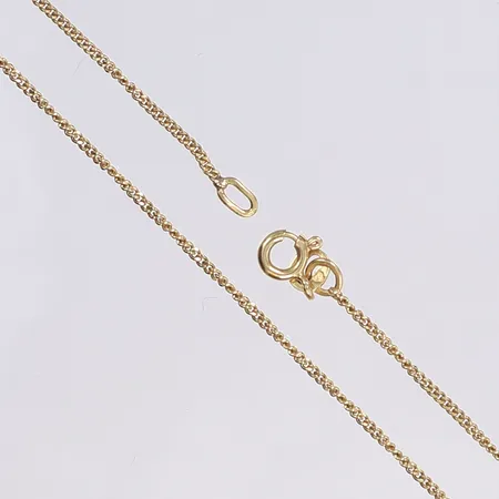 Halskedja pansar, 50cm, bredd 1mm, 18K Vikt: 3,3 g