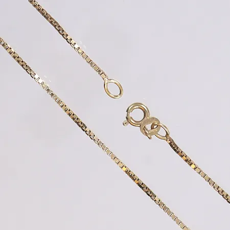 Halskedja Venezia, 45cm, bredd 1mm, 18K Vikt: 4,5 g