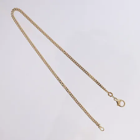 Armband/fotlänk pansar, 25cm, bredd 2,5mm, 18K Vikt: 6,4 g