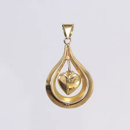 Hänge, 30x16mm, 18K Vikt: 1,2 g