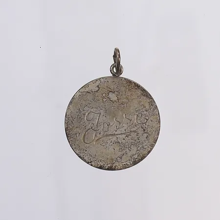 Hänge, 30mm x 25mm med ögla, gravyr, silver 925/1000 Vikt: 3,2 g