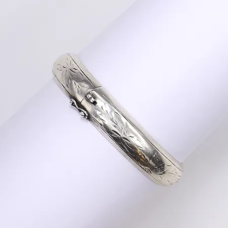 Armband med dekor, Ø60mm, bredd 12mm, 830/1000 Silver  Vikt: 23,4 g