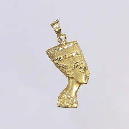 Hänge Nefertiti, 35x15mm, 18K Vikt: 2,3 g