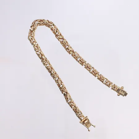 Armband kejsarlänk, längd 20,5cm, bredd 6 mm, 18K Vikt: 33,6 g