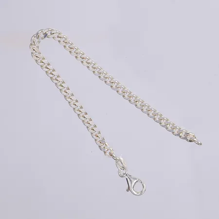 Armband pansar, 15cm, bredd 4mm, silver 925/1000 Vikt: 5,4 g