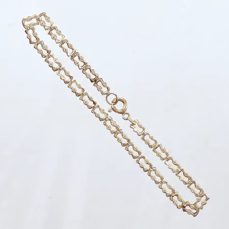 Armband, längd 19cm, 3,30mm, 9k  Vikt: 2,3 g
