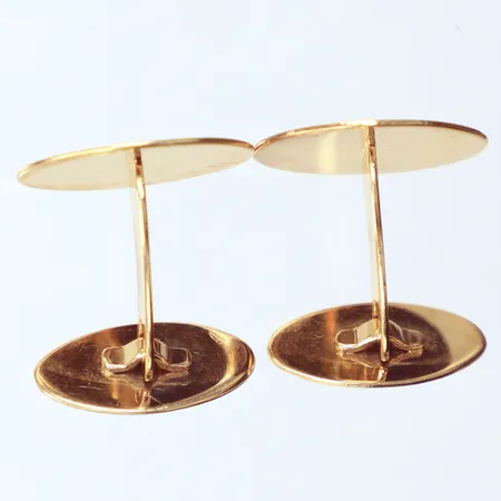 Ett par Manschettknappar, 2cm, 18k  Vikt: 7,7 g