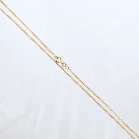 Halskedja Pansar, 41,5cm, bredd 1,40mm, 18k  Vikt: 3,4 g
