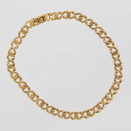 Armband, Pansar, defekt, armbandet går ej att öppna, 18K Vikt: 10,4 g