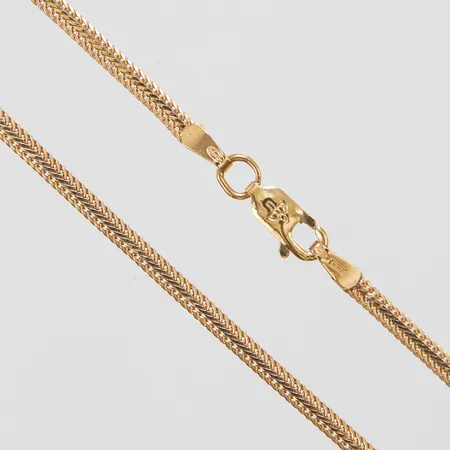 Kedja, manglad rävsvans, längd: 50,4cm, bredd: 2,3mm, Balestra, 18K Vikt: 6,4 g