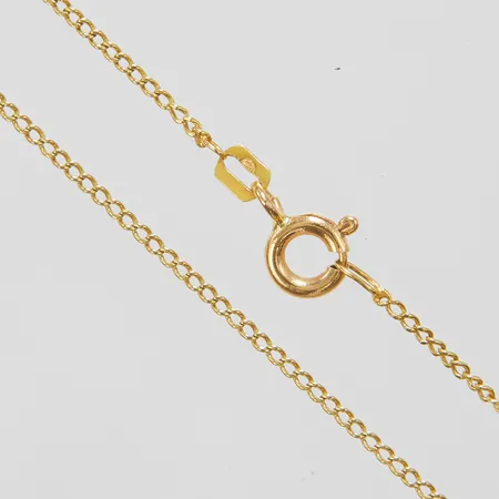 Kedja, gles Pansar, längd: 55,5cm, bredd: 1,2mm, 18K Vikt: 2,9 g