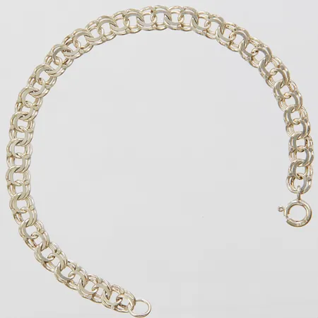 Armband, Bismarck, längd: 18,3cm, bredd: 6,1mm, silver 925/1000 Vikt: 7 g