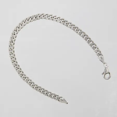 Armband, Pansar, längd: 21,6cm, bredd: 5,5mm, GHA, liten klämskada vid låset, silver 925/1000 Vikt: 13,2 g