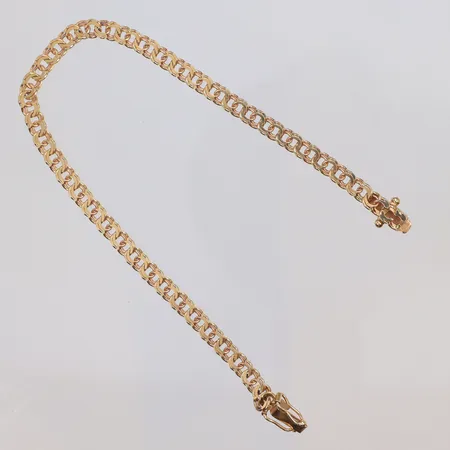 Armband Bismarck, 18,5cm, bredd 4mm NSE (N S E Guldvaru Aktiebolag, Köping 2000) 18K  Vikt: 5,9 g