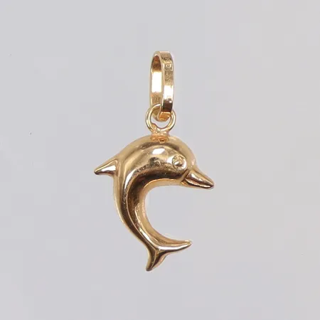 Hänge Delfin, 15x10mm inklusive hängöglan, 18K Vikt: 0,3 g