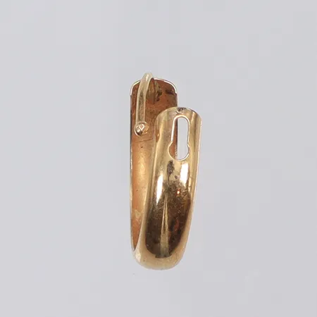 Udda örhänge, Øca10mm, bredd 3mm, GFAB, 18K  Vikt: 0,4 g