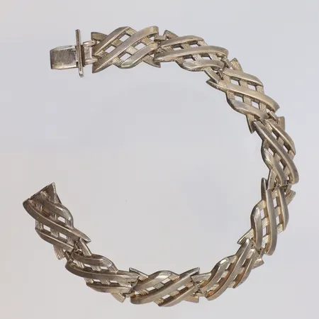 Armband 18,5cm bredd 13mm, K&L (Karl Laine) silver 835/1000 Vikt: 18,6 g