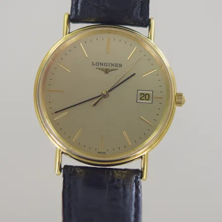 Herrur Longines L4.720.2, Ø 33 mm, nytt batteri behövs