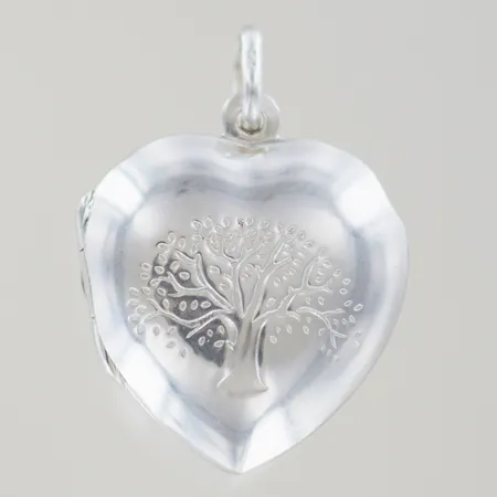 Hänge öppningsbar, längd 2,8 cm, bredd 2 cm, silver 925/1000 Vikt: 4,3 g