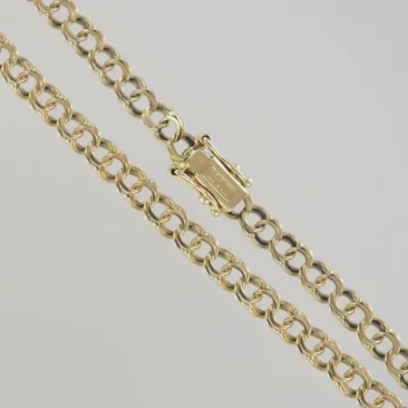 Armband bismark, längd 19,5 cm, bredd 3,8 mm, 18K  Vikt: 5,2 g