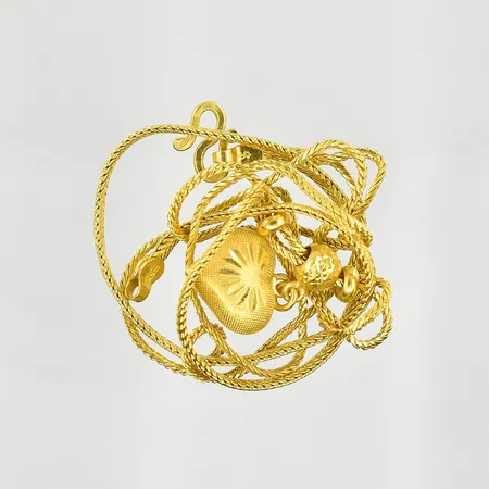 Diverse defekt thaiguld, 23K. Vikt: 7,6 g