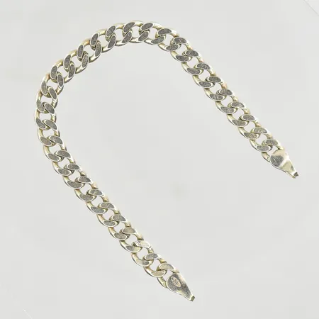 Armband Pansar, saknar lås, längd 14 cm, bredd 5 mm, Guldfynd AB, 925/1000 silver. Vikt: 7,4 g