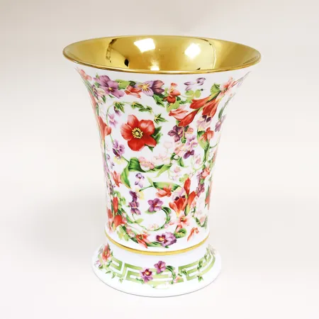 Vas Versace, Flower Fantasy, 20cm,  upptill Ø 16,5cm, Rosenthal, originalkarrtong. Skickas med postpaket.