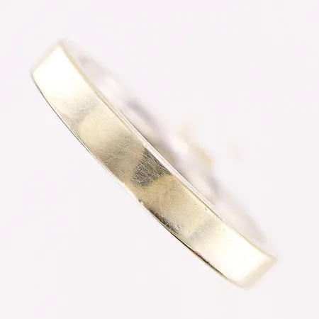 Ring, stl 17½, slät, bredd 3mm, vitguld, gravyr: Den finaste skatt av allt, Äkthetsintyg från Glamira, modell: Bright Love, 14K.  Vikt: 4,9 g