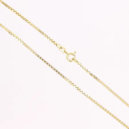 Kedja Venezia, 42,5cm, bredd 1,4mm, Balestra, 18K. Vikt: 7,7 g