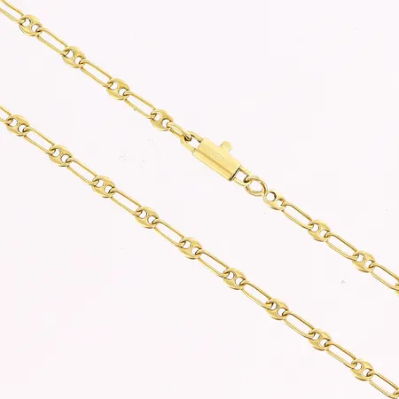 Kedja, 62,5cm, bredd 2,5-3,5mm, 18K Vikt: 13,5 g