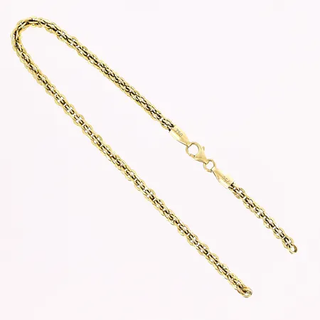 Armband, 18,5cm, bredd 3mm, defekt länk, 18K Vikt: 2,8 g
