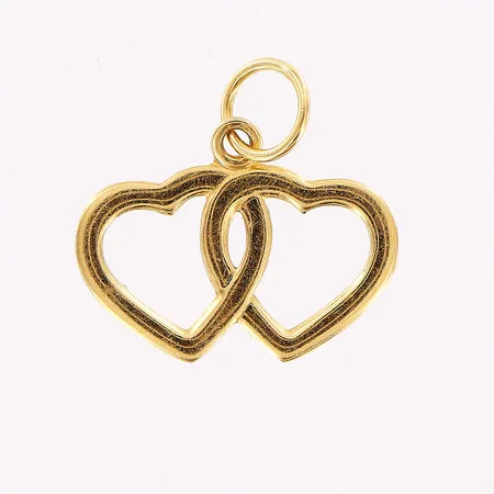 Hänge, hjärtan, 15x15mm, 18K Vikt: 0,3 g
