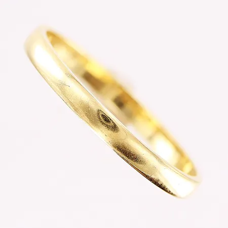 Ring stl 18, bredd 2mm, 14K Vikt: 1,4 g