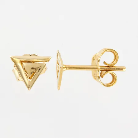 1 par örhängen, 7x6mm, 18K Vikt: 0,8 g