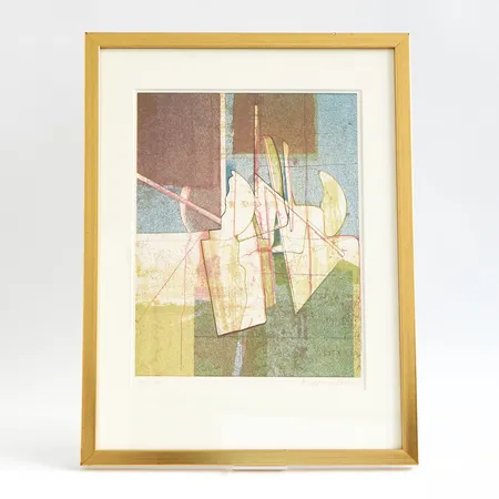 Färgserigrafi, Anders Österlin, rammått: 32,5x42,5cm, bildmått: 23x30cm, numrerad 115/210 samt signerad i blyerts,  Vikt: 0 g